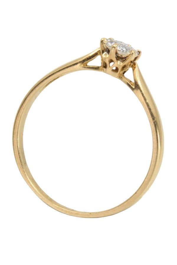 BAGUE STYLE SOLITAIRE DIAMANTS — vue 6