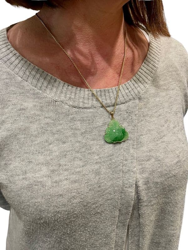 PENDENTIF BOUDDHA RIEUR — vue 2
