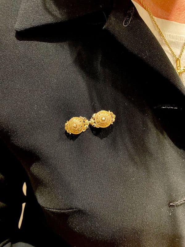 BROCHE PERLES NAPOLÉON III — vue 2