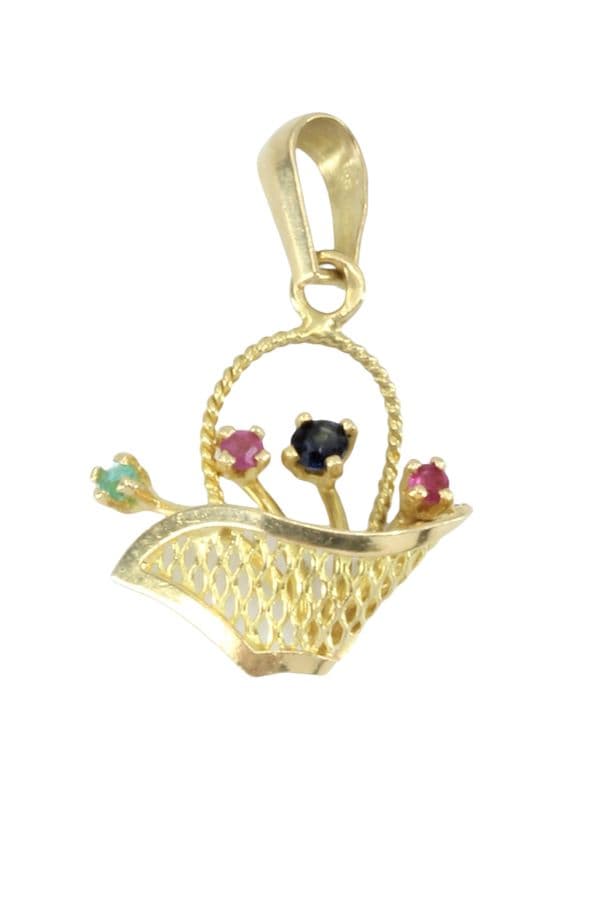 PENDENTIF PANIER TUTTI FRUITTI — vue 1