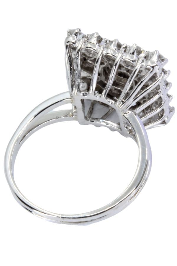 BAGUE DIAMANTS ANNÉES 50' — vue 6