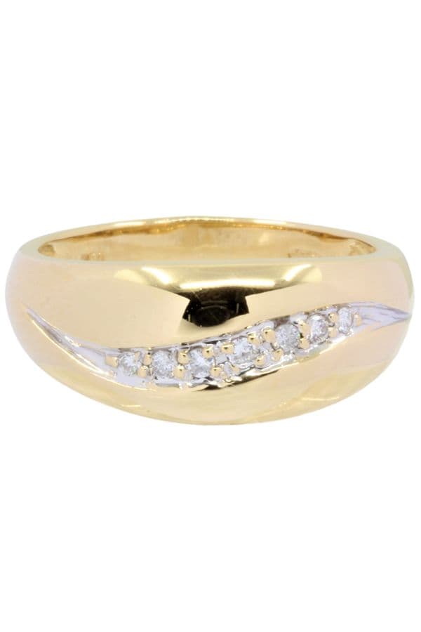 BAGUE JONC DIAMANTÉ — vue 3