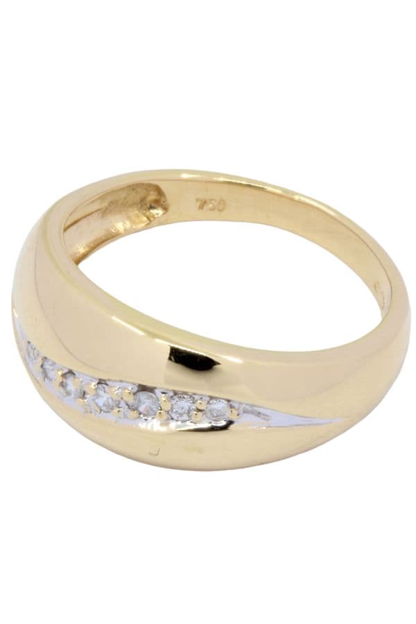 BAGUE JONC DIAMANTÉ — vue 4