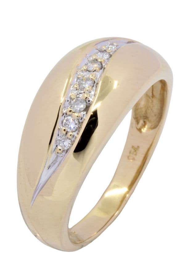BAGUE JONC DIAMANTÉ — vue 5