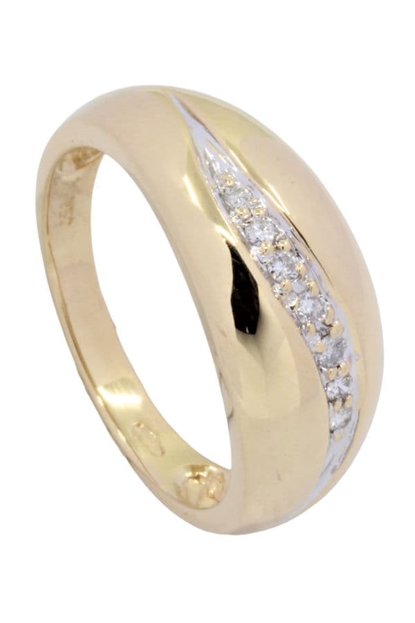 BAGUE JONC DIAMANTÉ — vue 6
