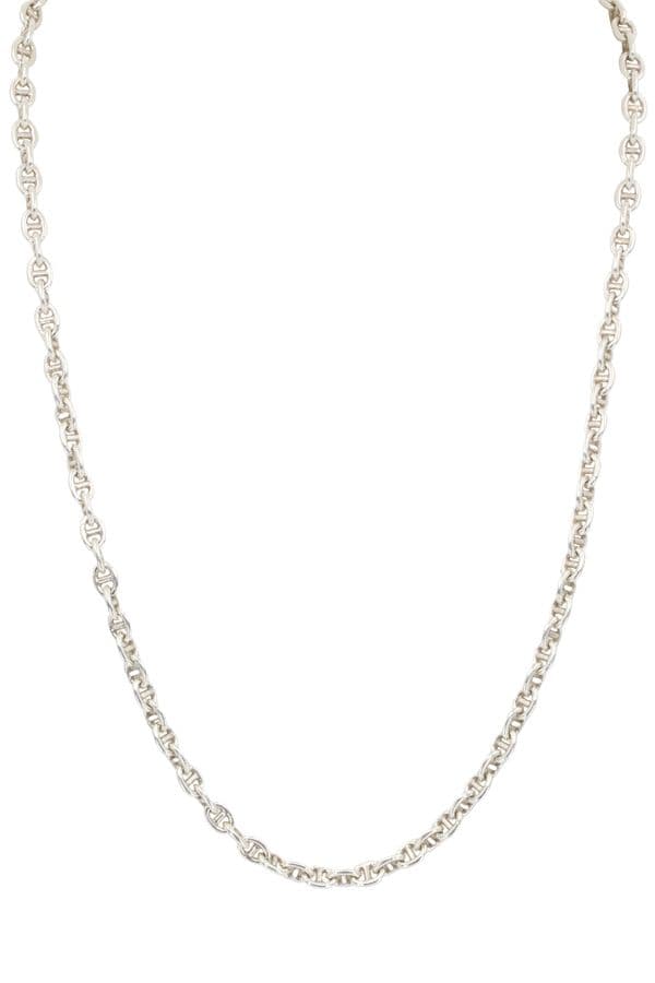 CHAINE ARGENT MAILLE MARINE — vue 1
