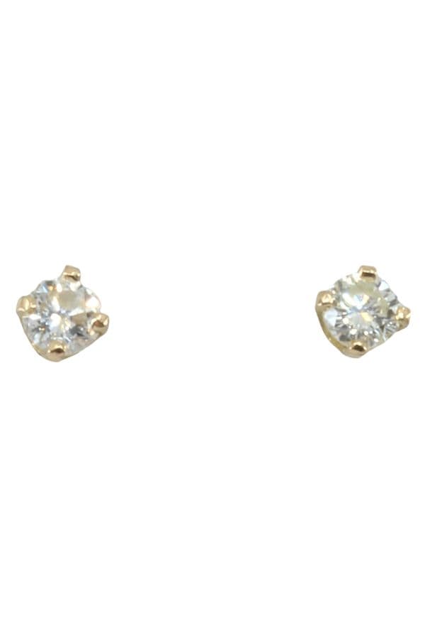 BOUCLES D'OREILLES CLOUS DIAMANTS — vue 1