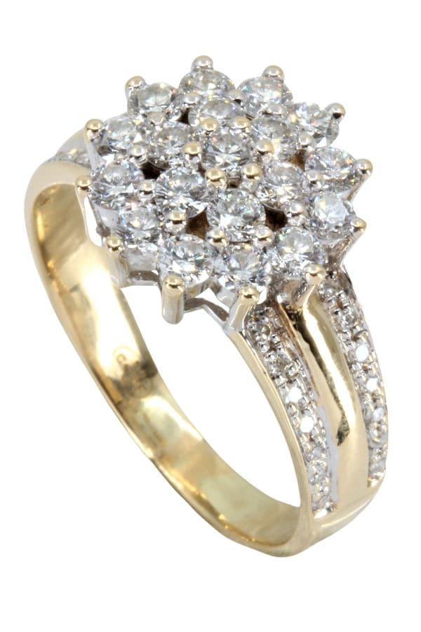BAGUE FLEUR DIAMANTS — vue 5
