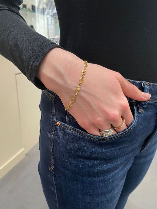 BRACELET MODERNE FILIGRANE — vue 2