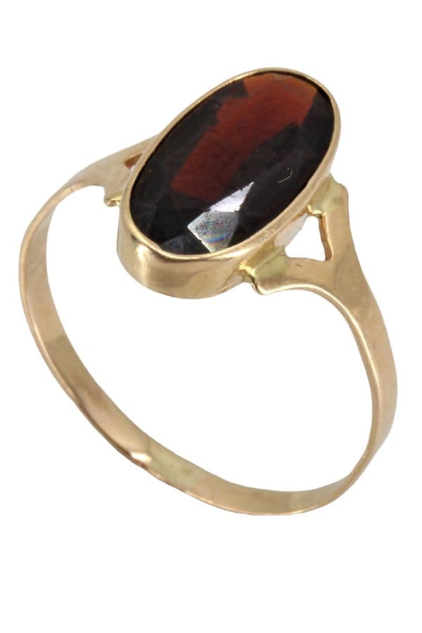 BAGUE ANCIENNE GRENAT — vue 5