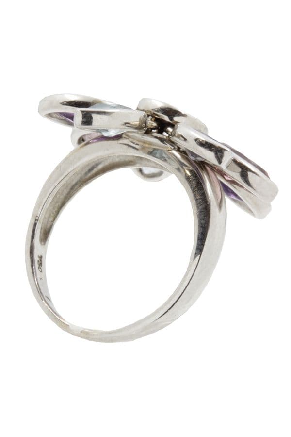 BAGUE FLEUR MODERNE — vue 5