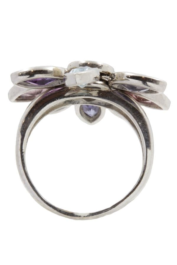 BAGUE FLEUR MODERNE — vue 6