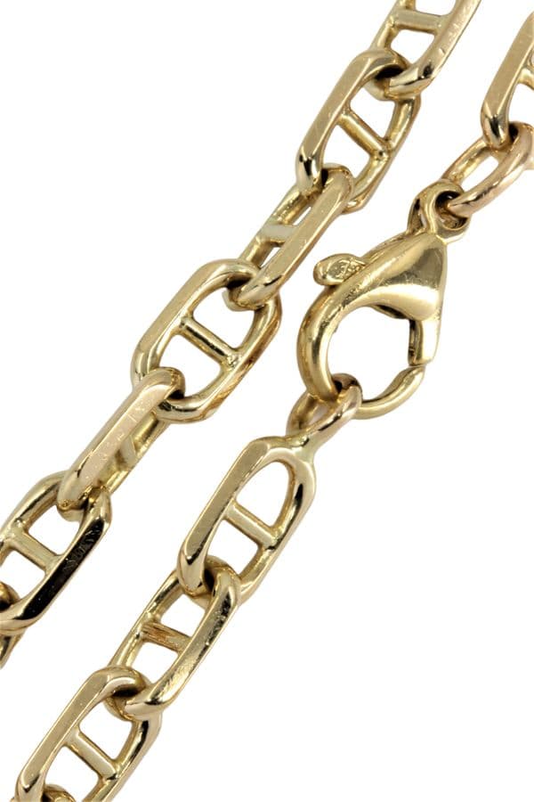 BRACELET MAILLE MARINE DIAMANTÉE — vue 3