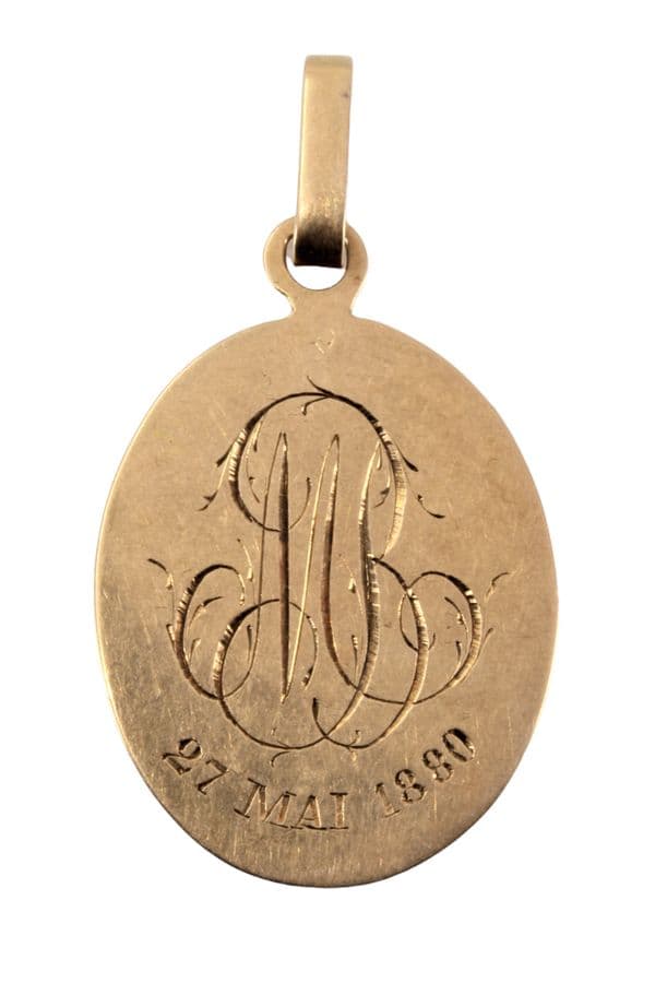 MÉDAILLE ANCIENNE CALICE — vue 3
