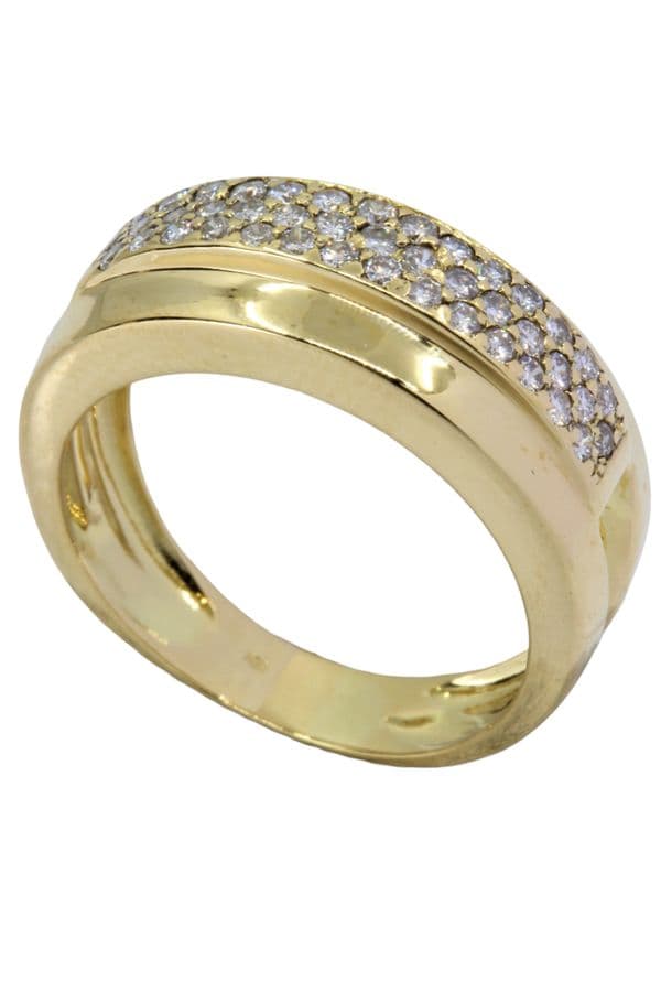 BAGUE PAVAGE DIAMANTS — vue 5