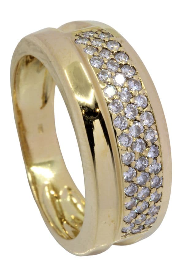BAGUE PAVAGE DIAMANTS — vue 6