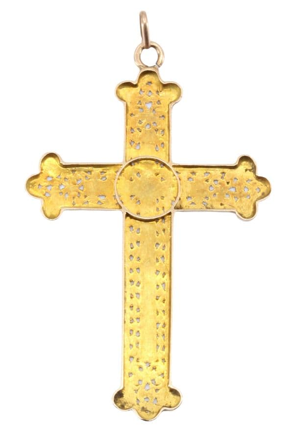 CROIX ANCIENNE FILIGRANE — vue 3