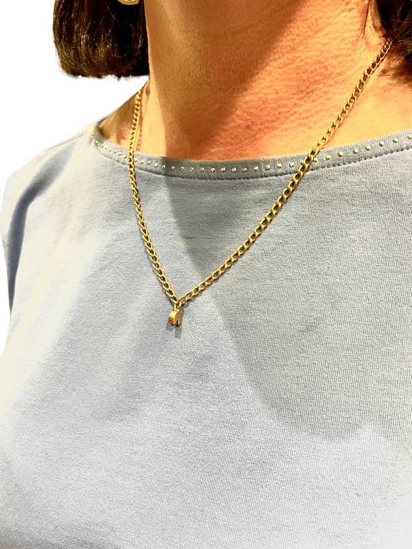 COLLIER ANCIEN PERLES TULIPE NAPOLÉON III — vue 2