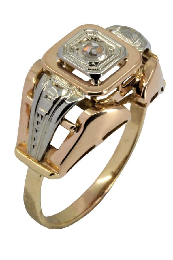 SOLITAIRE DIAMANT ANNÉES 30' — vue 4