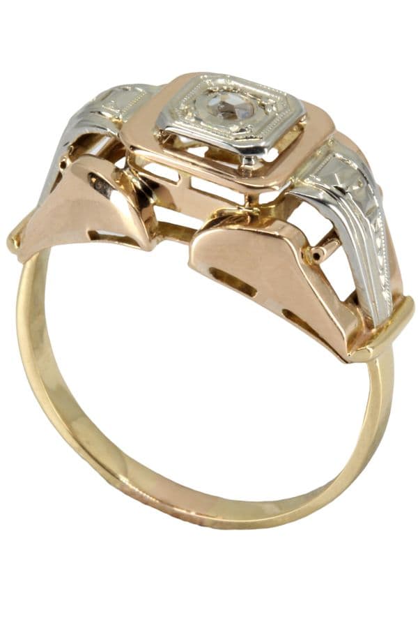 SOLITAIRE DIAMANT ANNÉES 30' — vue 5