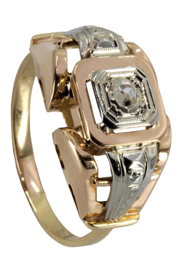 SOLITAIRE DIAMANT ANNÉES 30' — vue 6