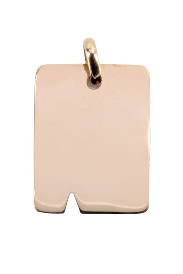 PENDENTIF PLAQUE — vue 1