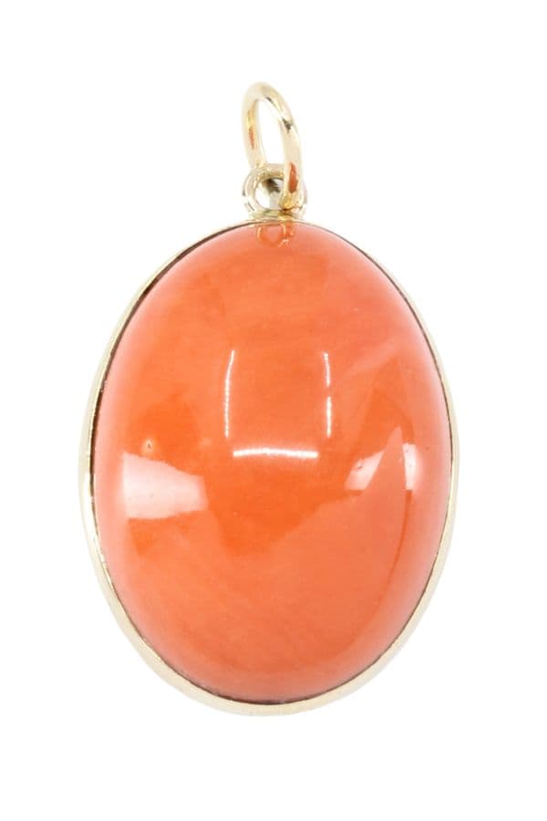 PENDENTIF MODERNE CORAIL — vue 1