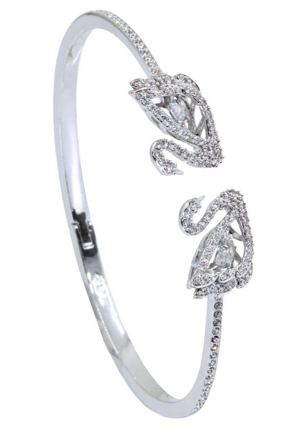 BRACELET JONC SWAROVSKI "DANCING SWAN" — vue 3