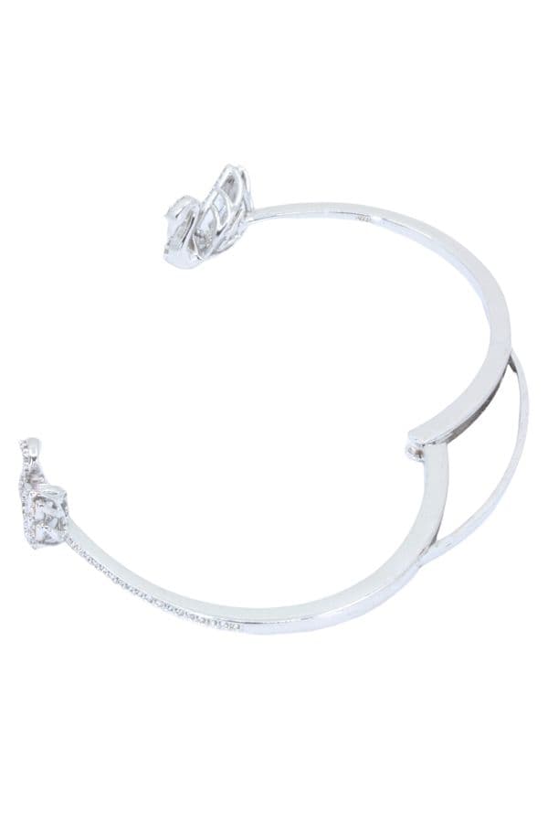 BRACELET JONC SWAROVSKI "DANCING SWAN" — vue 4