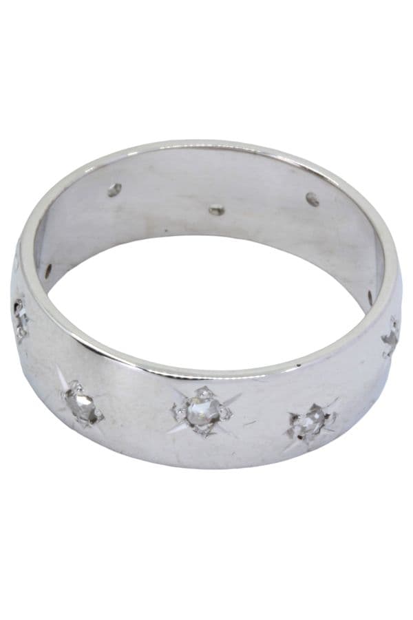 BAGUE ANCIENNE DIAMANTS — vue 3