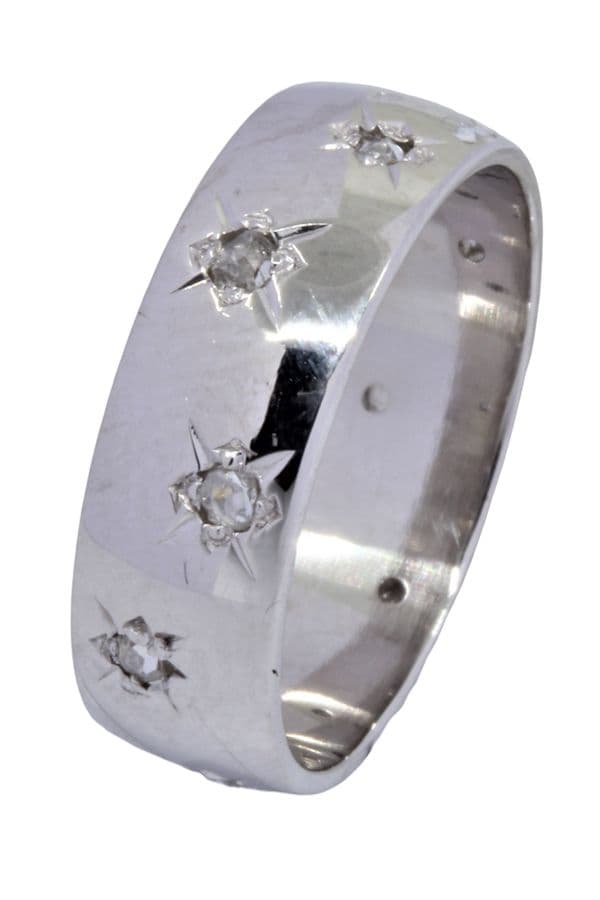 BAGUE ANCIENNE DIAMANTS — vue 4