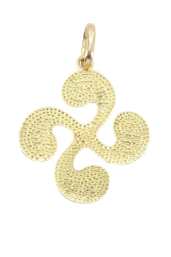 PENDENTIF CROIX BASQUE — vue 3