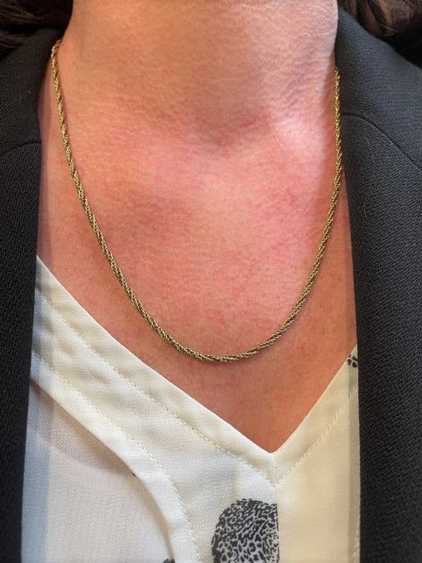CHAINE MAILLE TORSADÉE — vue 2