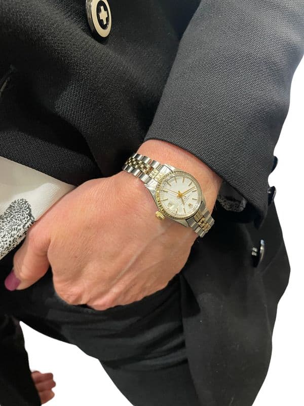 ROLEX DATE LADY OR/ACIER — vue 2