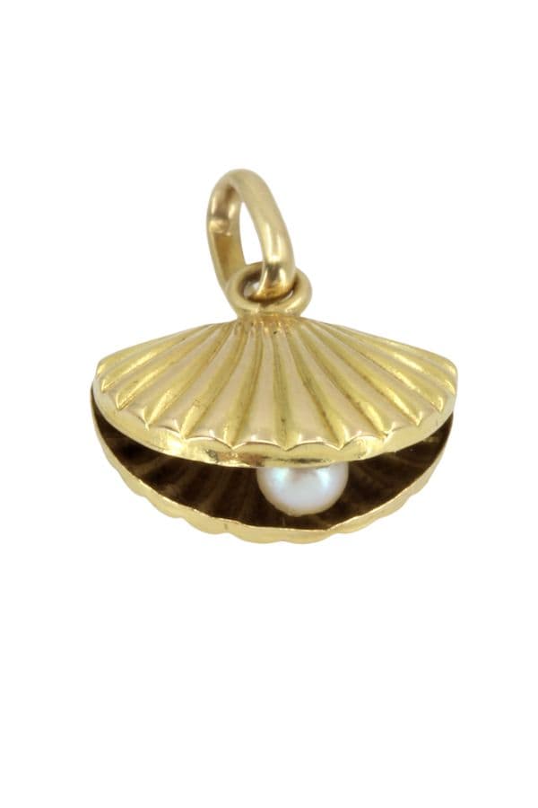 PENDENTIF COQUILLAGE PERLE — vue 1