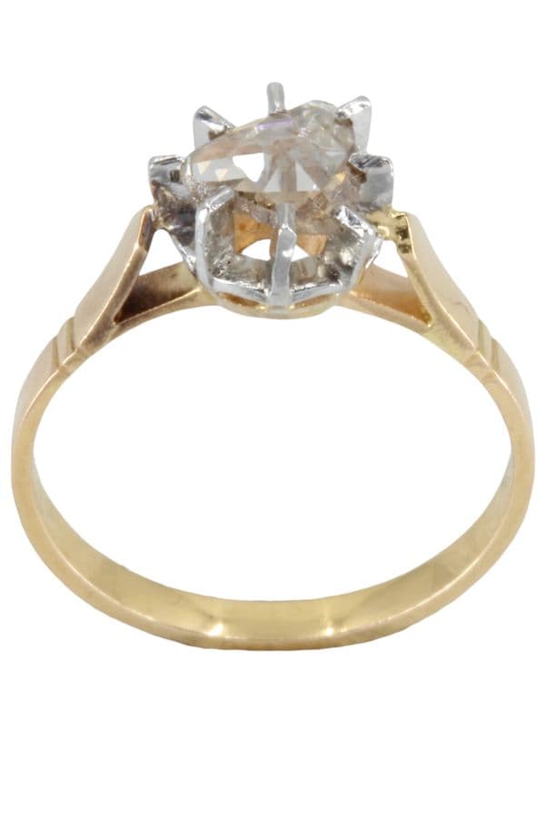SOLITAIRE ANCIEN DIAMANT — vue 1