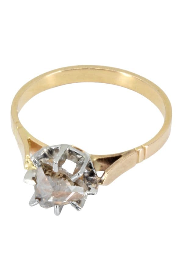 SOLITAIRE ANCIEN DIAMANT — vue 3