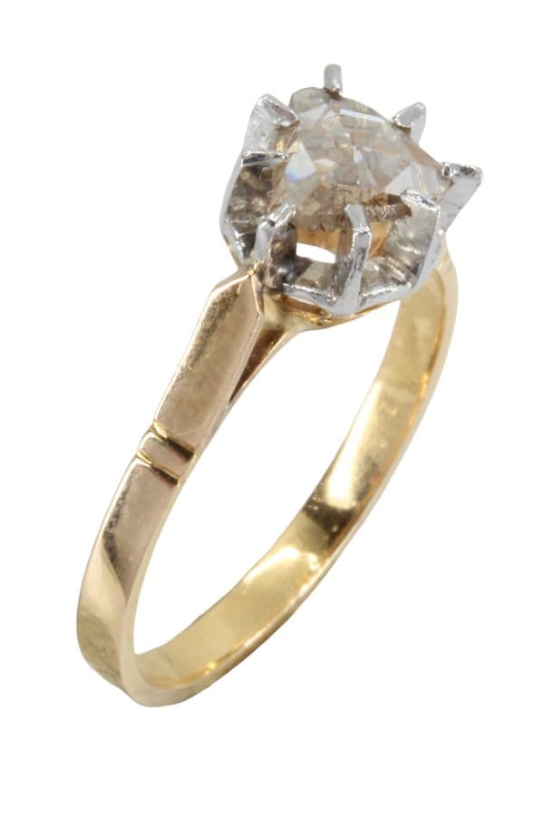 SOLITAIRE ANCIEN DIAMANT — vue 5