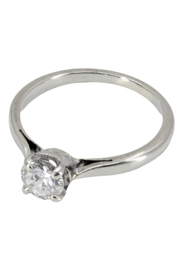 SOLITAIRE DIAMANT 0.50 CARAT — vue 3