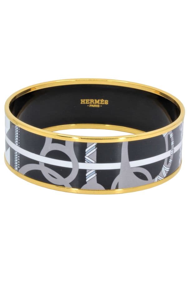 BRACELET LARGE HERMÈS EN ÉMAIL — vue 1