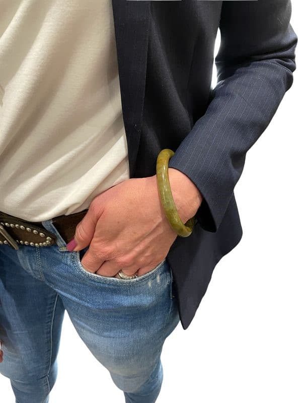 BRACELET JONC JADÉITE — vue 2