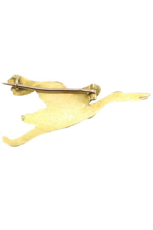 BROCHE CIGOGNE DIAMANTS — vue 3