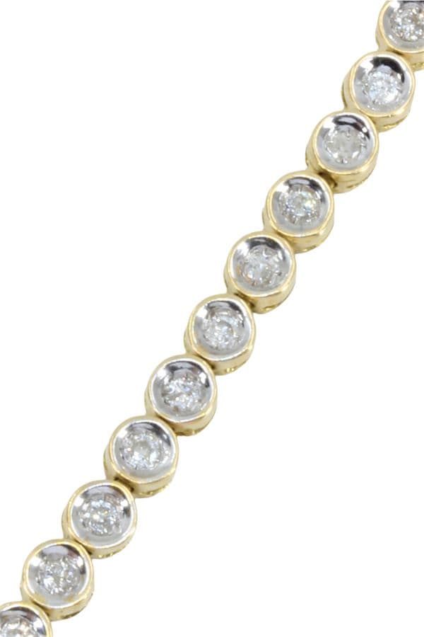 BRACELET LIGNE TENNIS DIAMANTS — vue 3