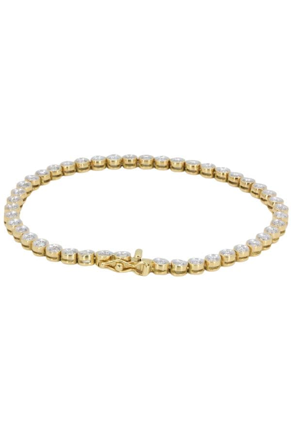 BRACELET LIGNE TENNIS DIAMANTS — vue 4