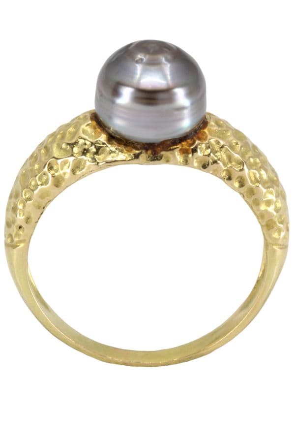 BAGUE MODERNE PERLE DE TAHITI — vue 4