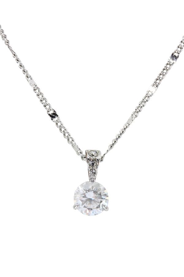 COLLIER FANTAISIE "SOLITAIRE" SWAROVSKI — vue 3