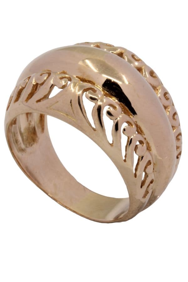 BAGUE TRIPLE JONCS AJOURÉE — vue 5
