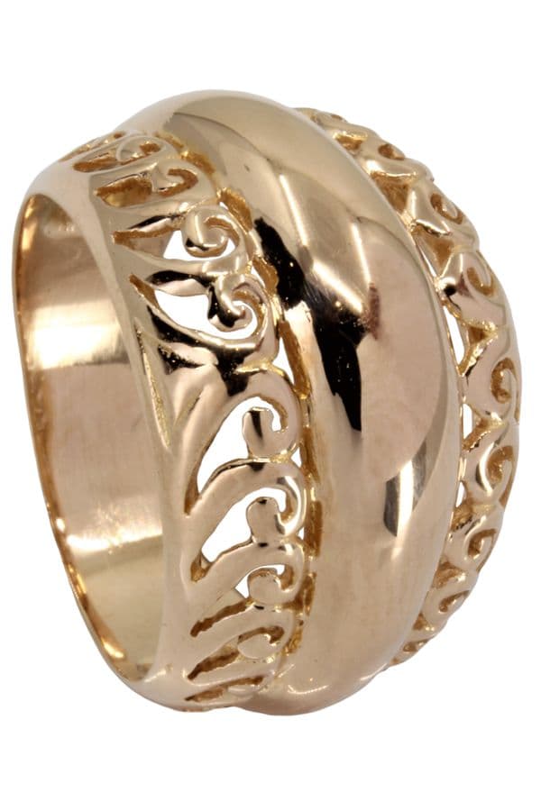 BAGUE TRIPLE JONCS AJOURÉE — vue 6