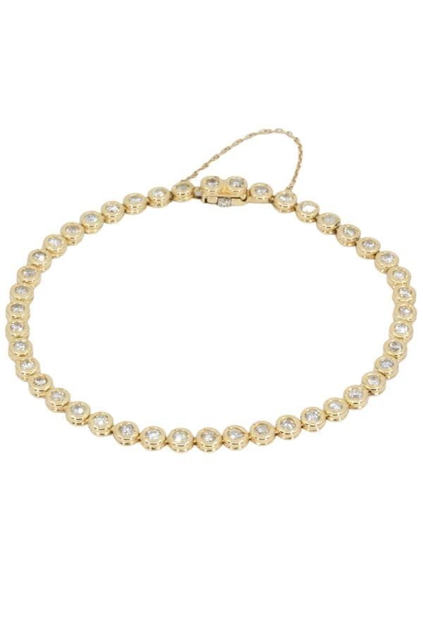 BRACELET LIGNE TENNIS DIAMANTS — vue 1