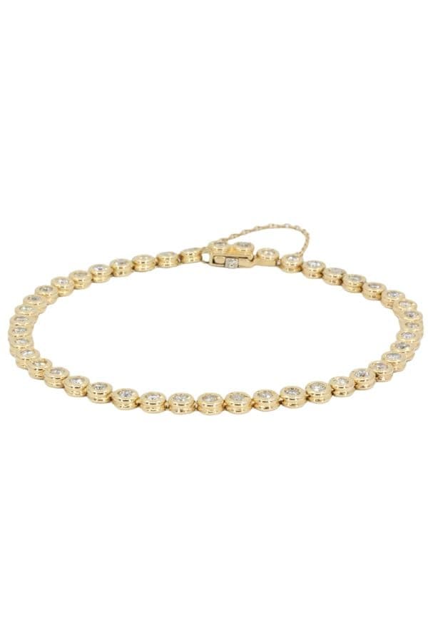 BRACELET LIGNE TENNIS DIAMANTS — vue 3